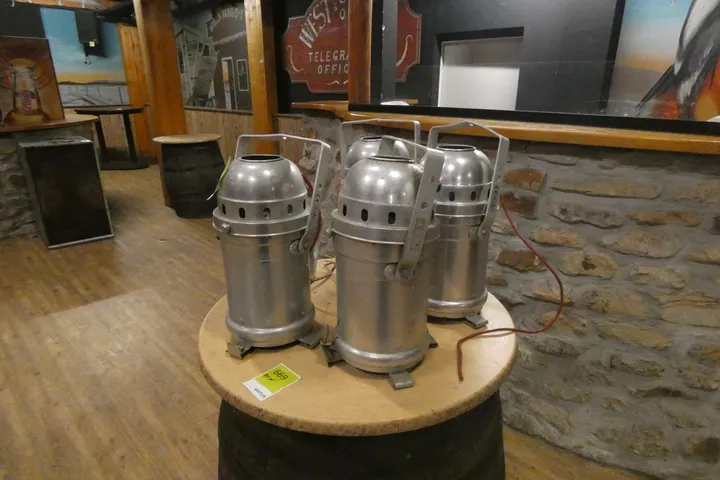 4x Litecraft Gas-Heizstrahler/Terrassenstrahler